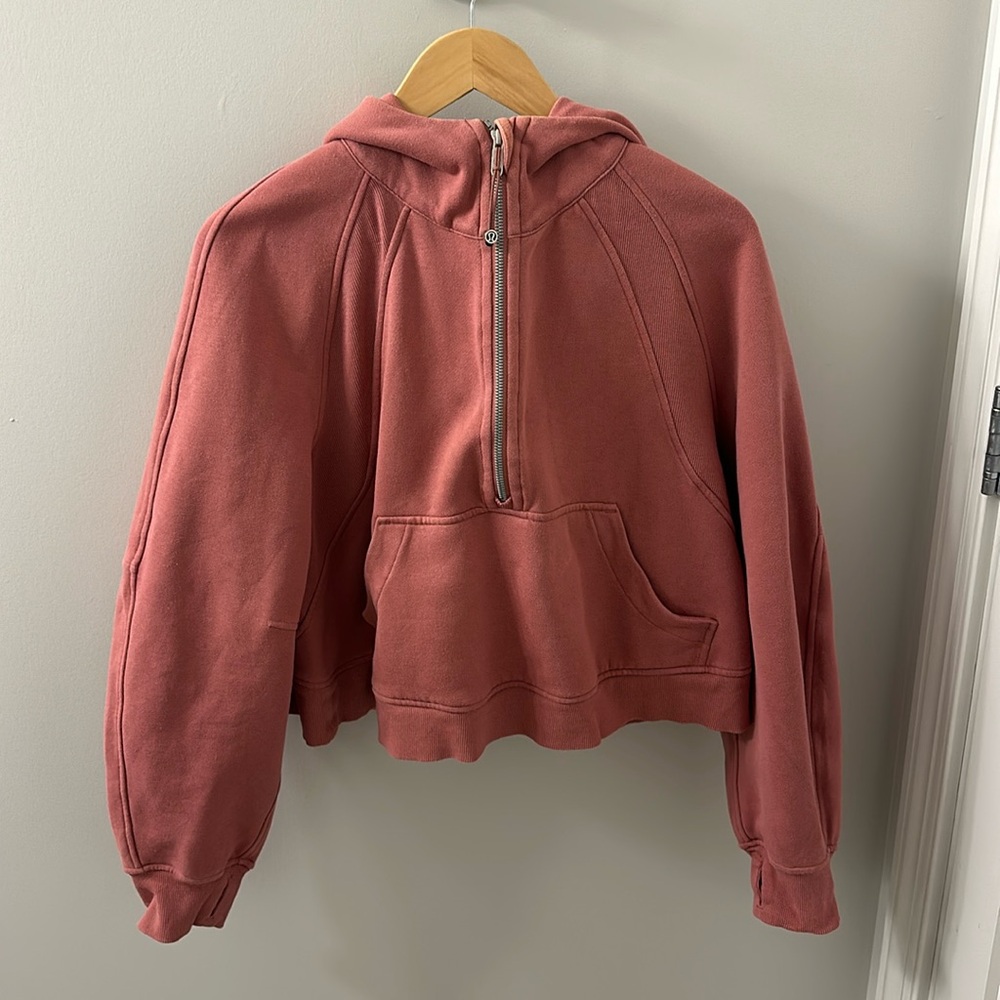 lululemon scuba oversized half zip hoodie
